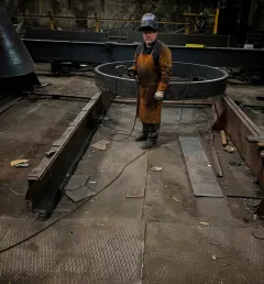 Опорное кольцо обечайки