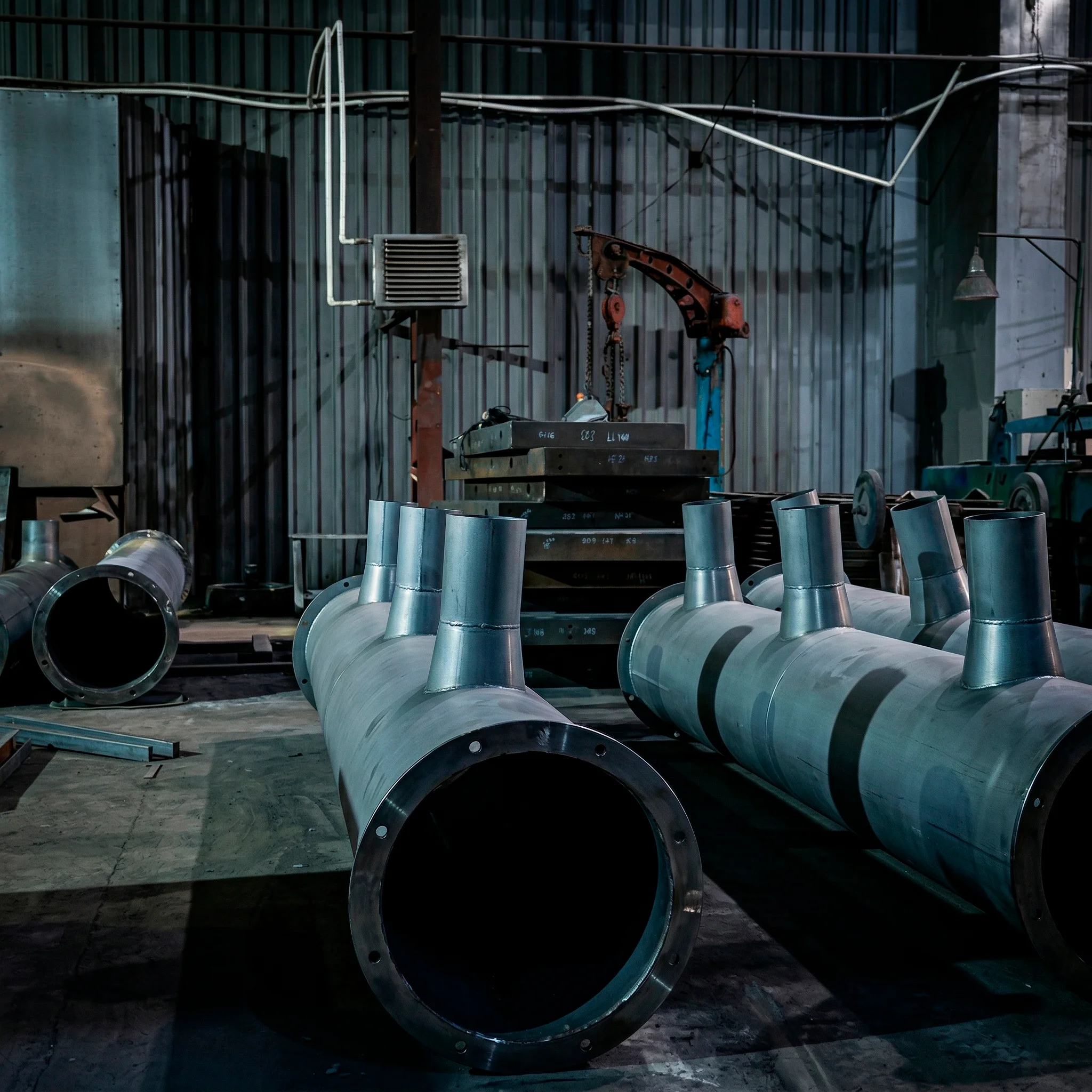 Готовые промышленные газоходы