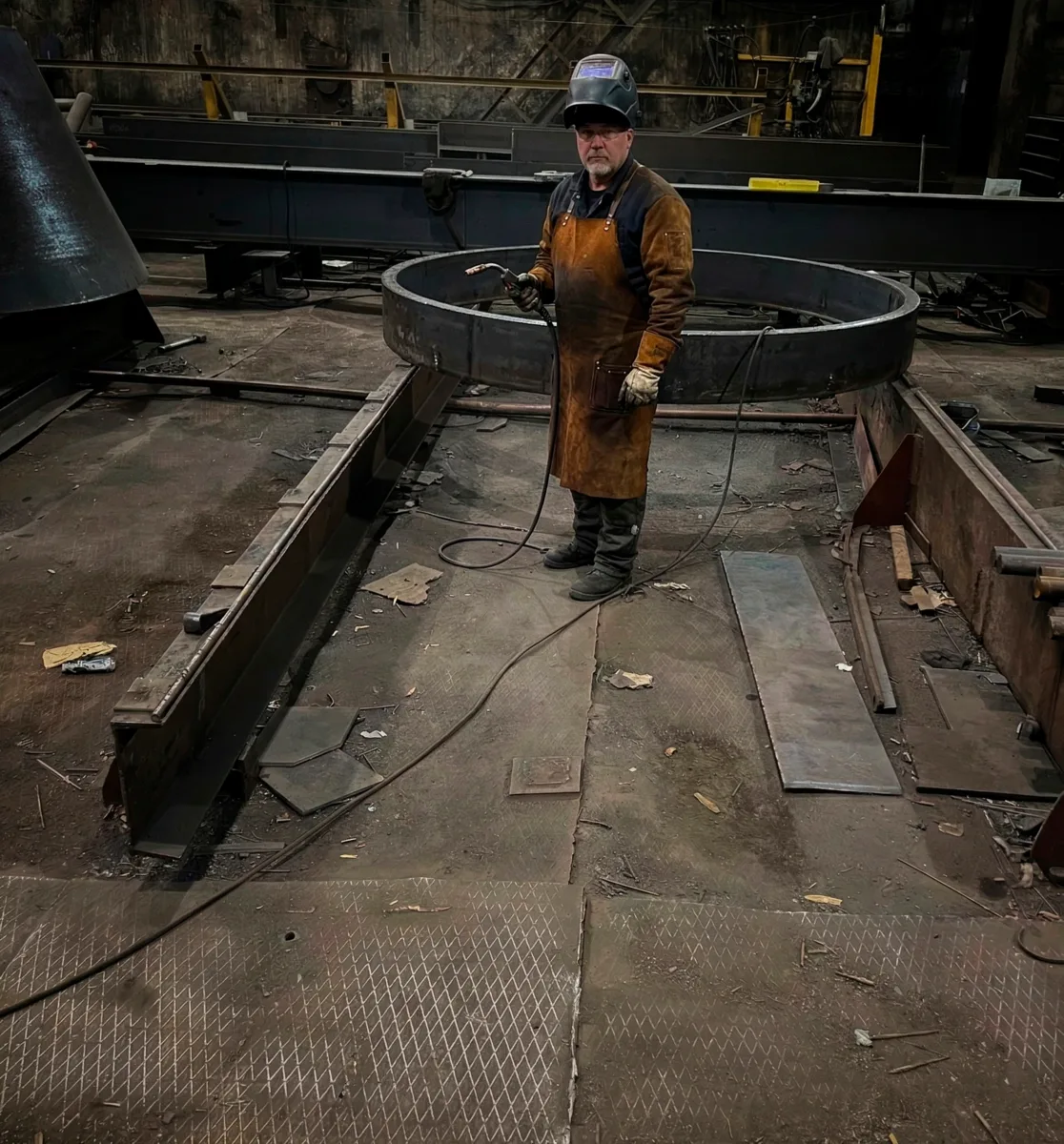 Опорное кольцо обечайки