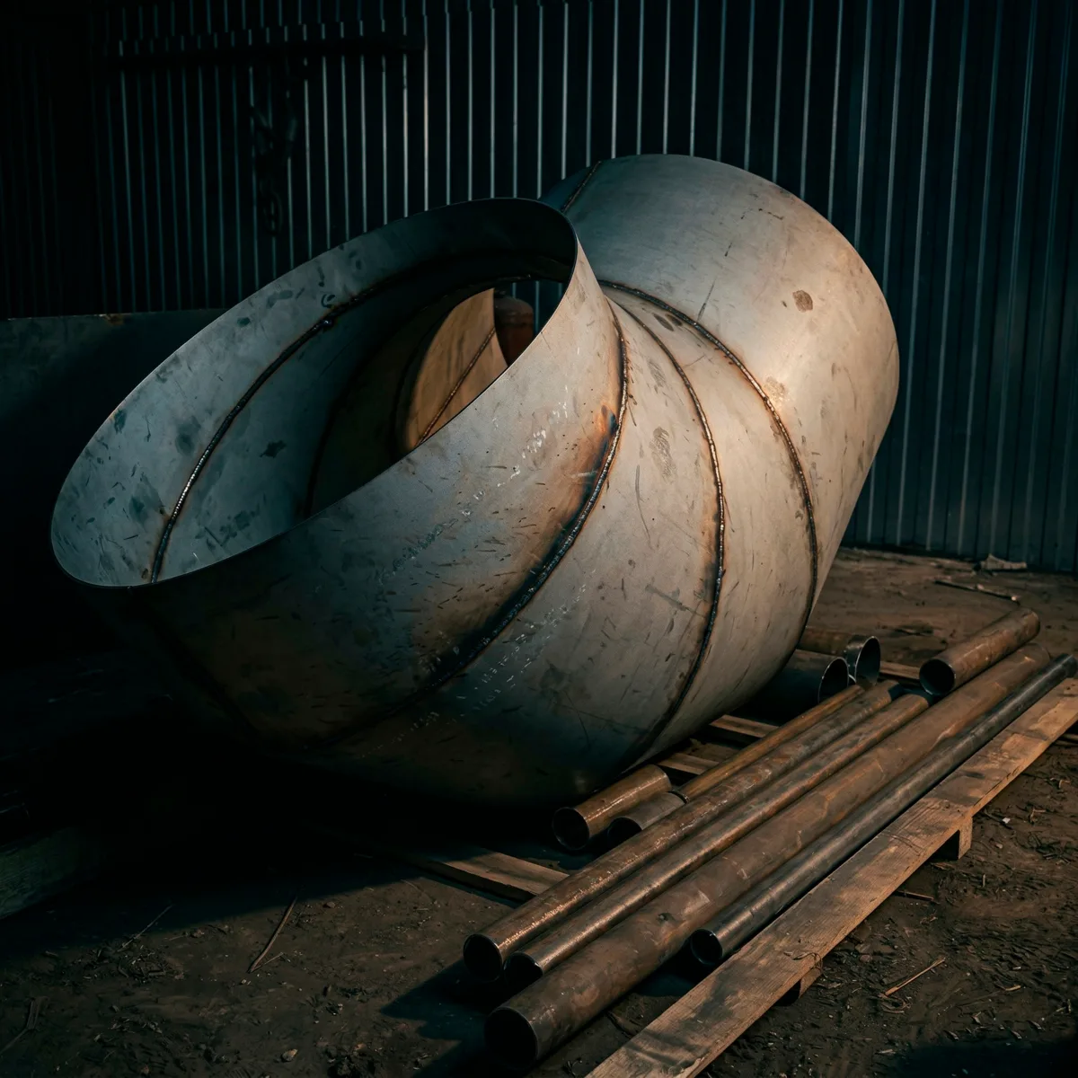 Сегментный отвод из нержавеющей стали