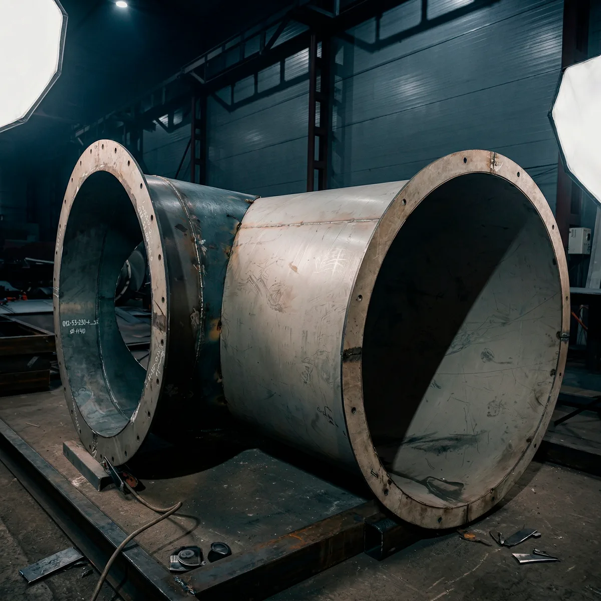 Тройник из нержавеющей стали